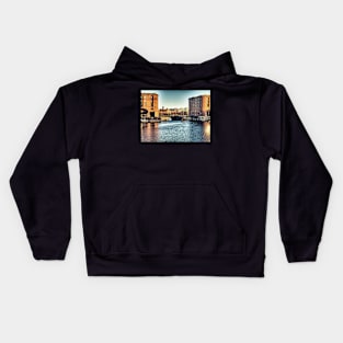 Albert Dock - Liverpool UK England Kids Hoodie